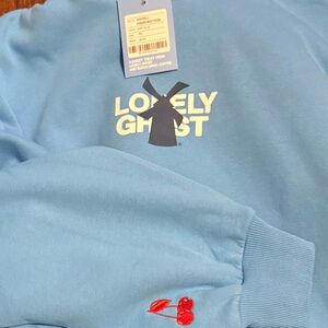 Lonely Ghost Baby Blue Hoodie- XL
